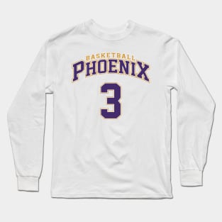 Phoenix Basketball - Player Number 3 Long Sleeve T-Shirt